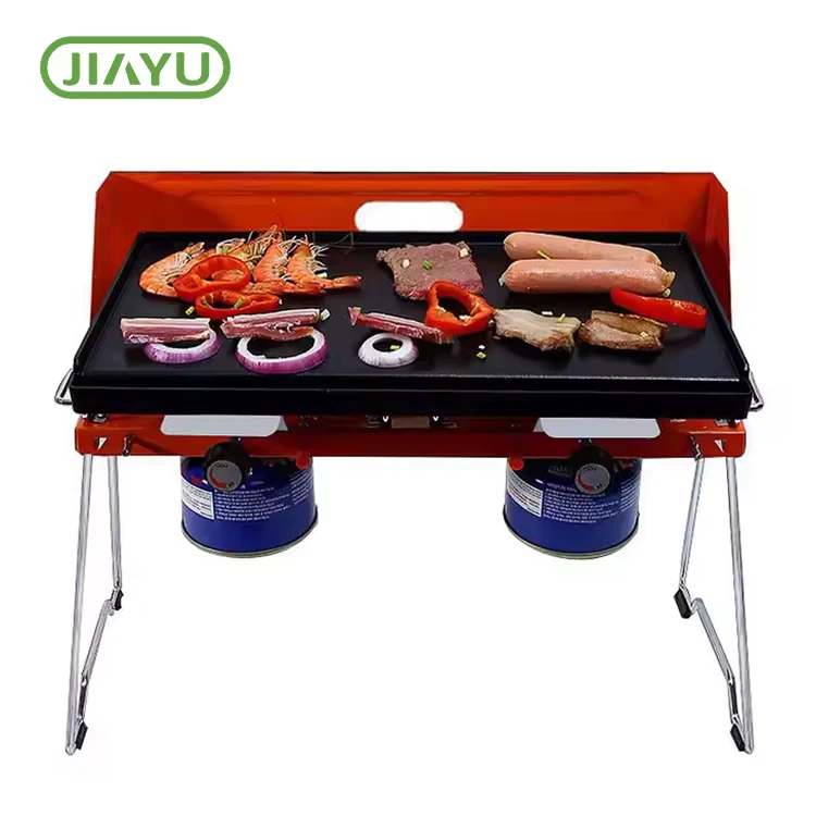 Camping Cooker karo sikil sing bisa dicopot