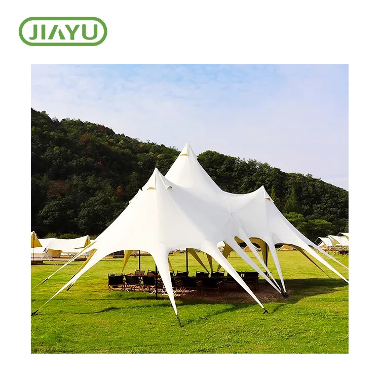 Sunshade anti banyu ing kemah ruangan gedhe